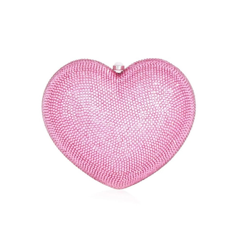 Judith Leiber 
L'Amour Petit Coeur Pink